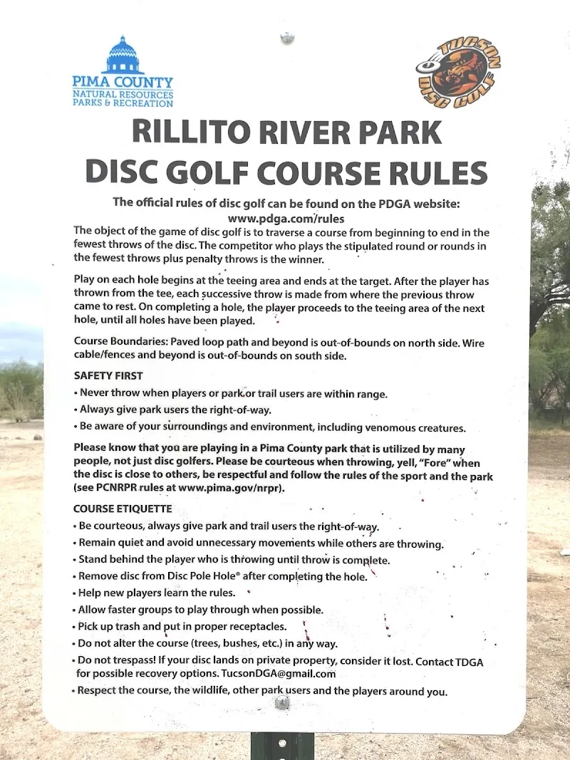 Rillito River Park Disc Golf Course